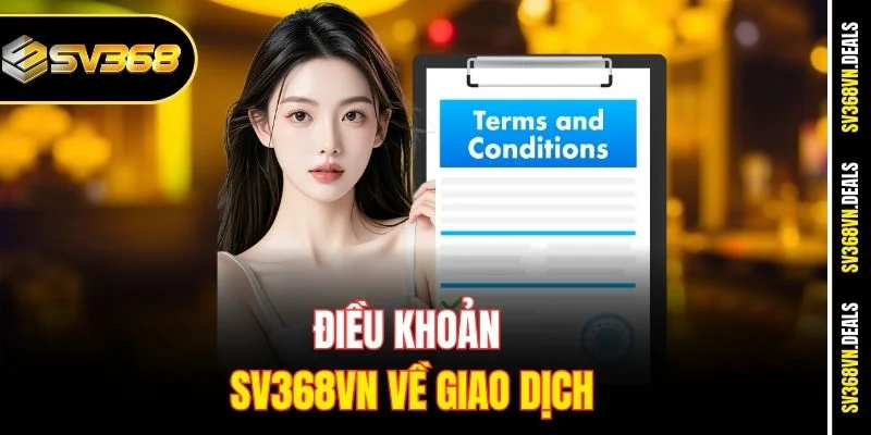 Điều khoản SV368vn về giao dịch